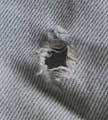No blood, no jeans, jus a hole.